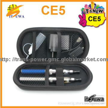 Popular e-cig travel bag set ce5 tank atomizer ego case